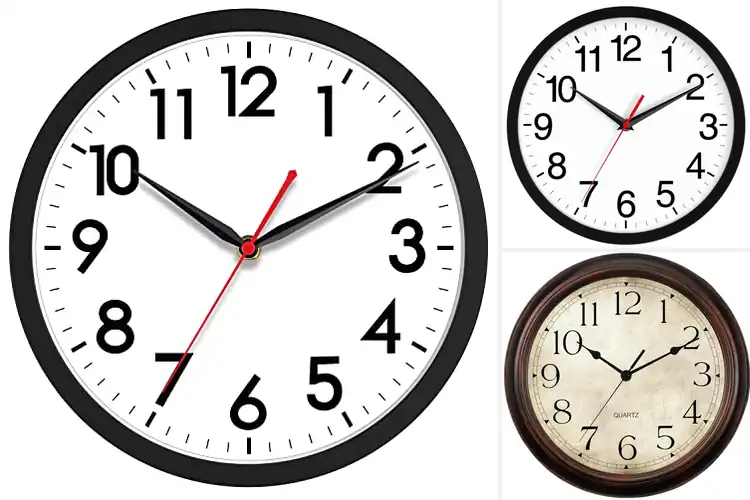 Detailed view of Best 14-Inch Analog Clocks
