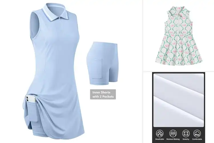 Detailed view of Best A-Line Polo Dress: Your Style Upgrade Awaits