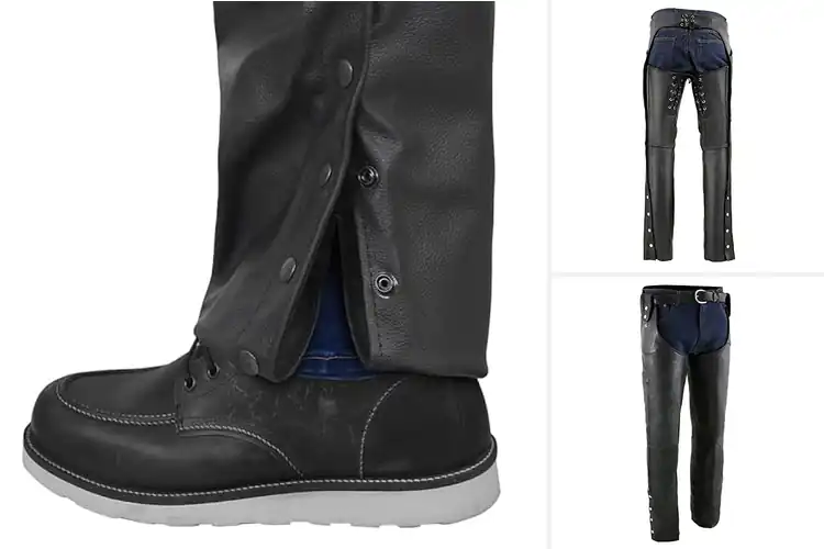 Detailed view of Best Adjustable Hip Strap Chaps: Ride in Style & Comfort