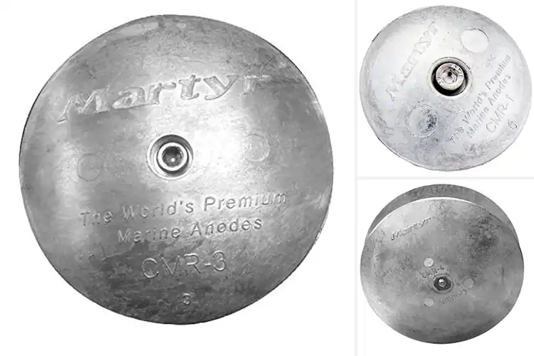 Detailed view of Best Aluminum Trim Tab Anodes