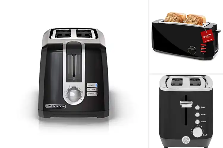 Detailed view of Best Black Finish Toaster