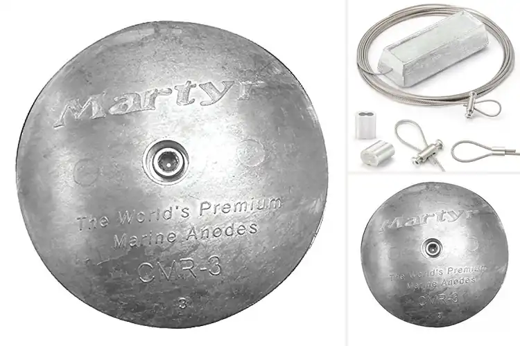 Detailed view of Best Boat Corrosion Protection Anodes