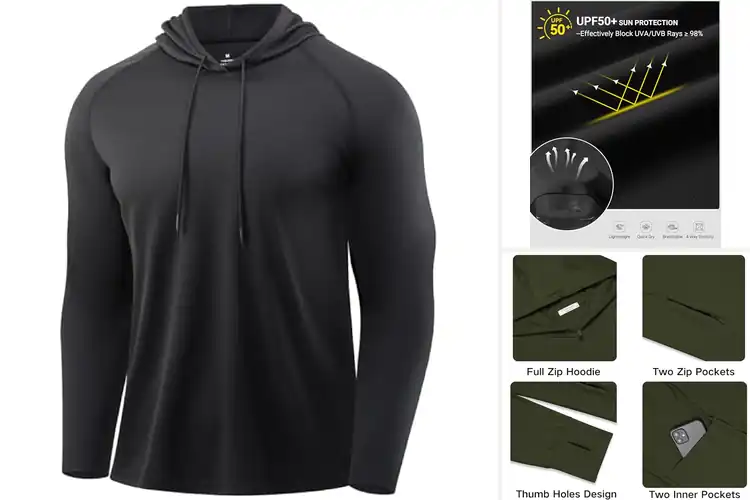 Detailed view of Best Breathable Fitness Hoodies