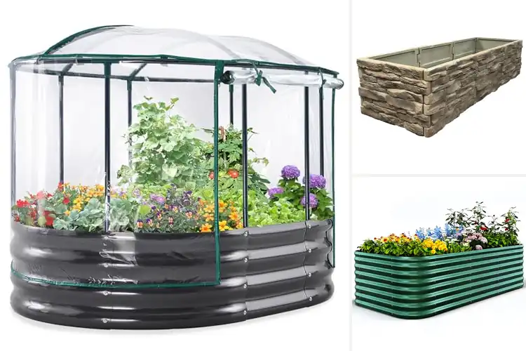 Detailed view of Best Curved Raised Edge Beds