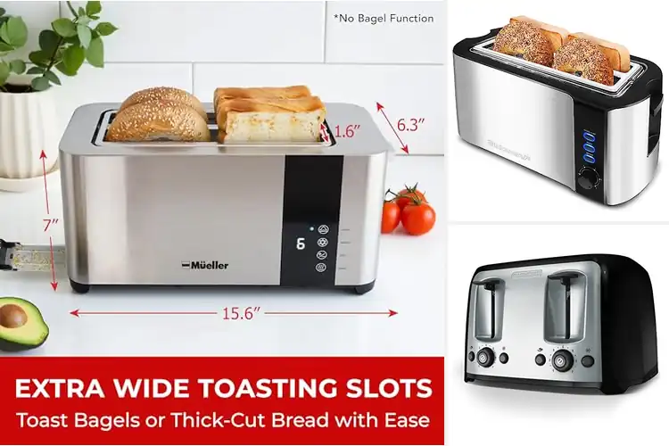 Detailed view of Best Extra Wide Slots Toaster