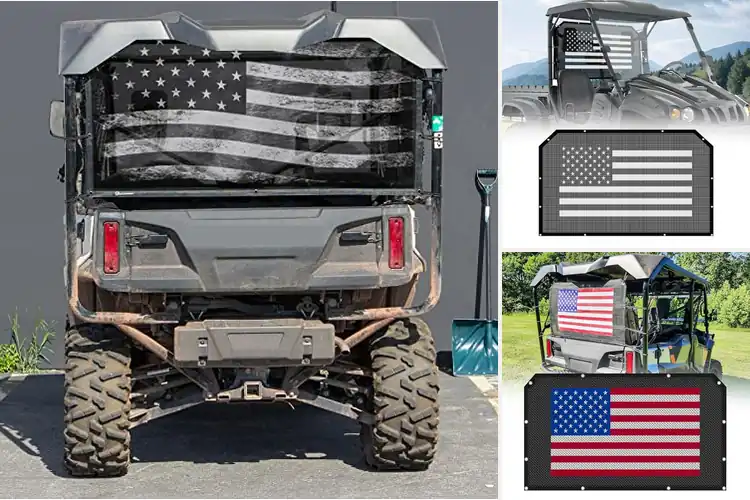 Detailed view of Best Flag-Printed Dust Screens