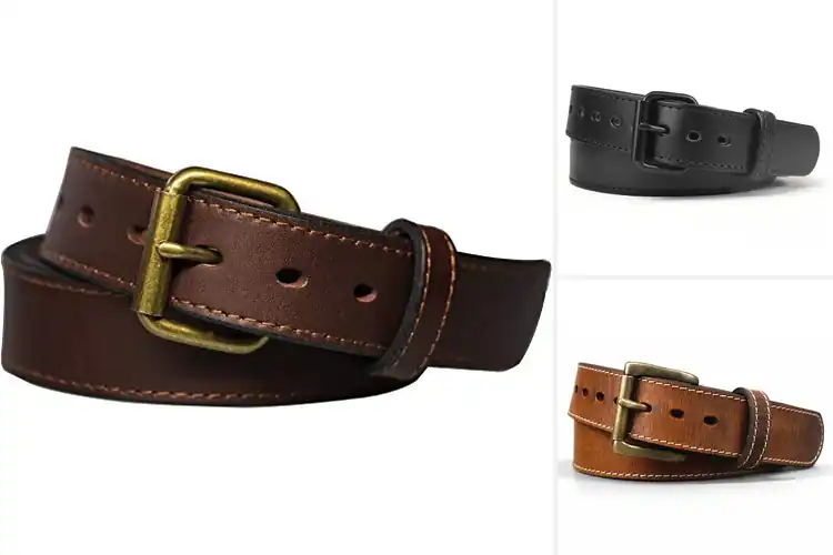 Detailed view of Best Full-Grain Leather Gun Belt