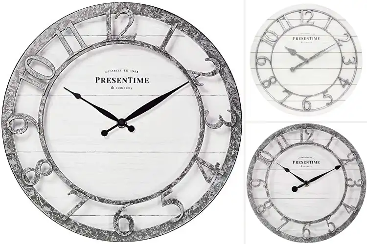 Detailed view of Best Galvanized Clock Finish: Top 10 Rustic-Modern Picks