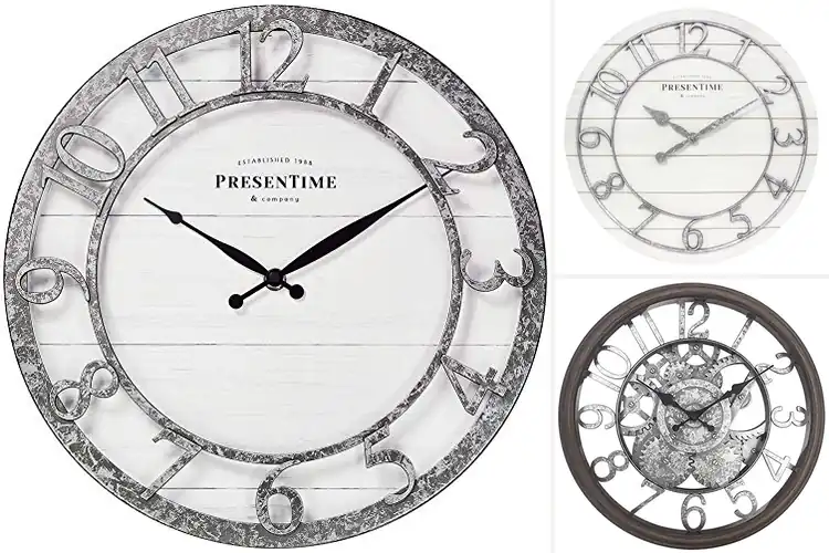 Detailed view of Best Galvanized Finish Clock: Top 10 Rustic & Durable Picks