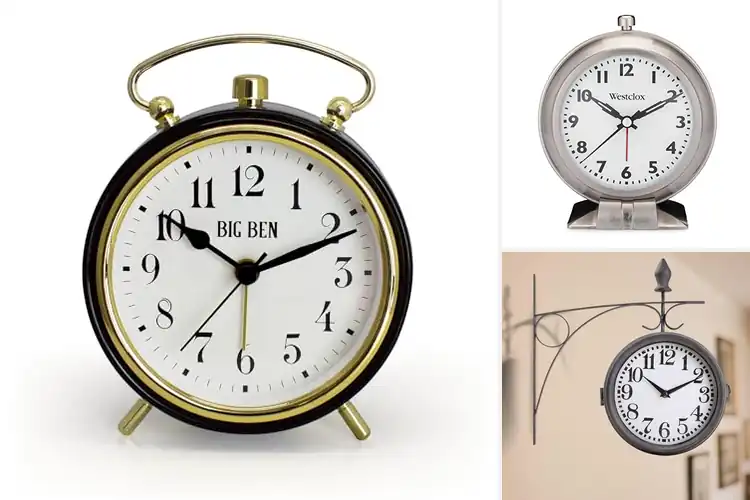 Detailed view of Best Glass Lens Metal Hands Clock