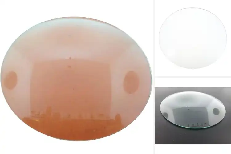 Detailed view of Best Glass Lens Visibility Clock