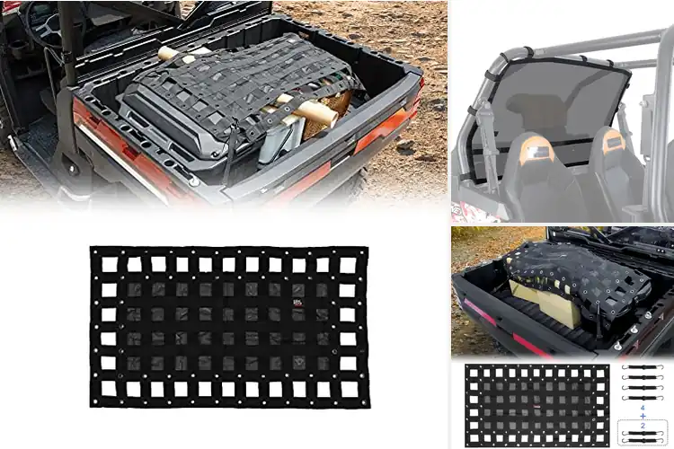 Detailed view of Best High-Density UTV Nets: Secure Cargo, Block Debris