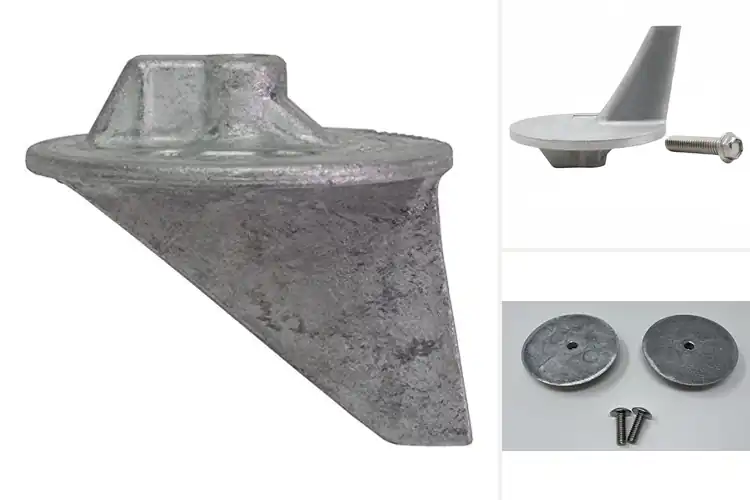 Detailed view of Best Hydrodynamic Trim Tab Anodes