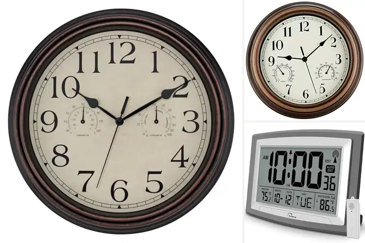 Detailed view of Best Indoor Outdoor Wall Clock