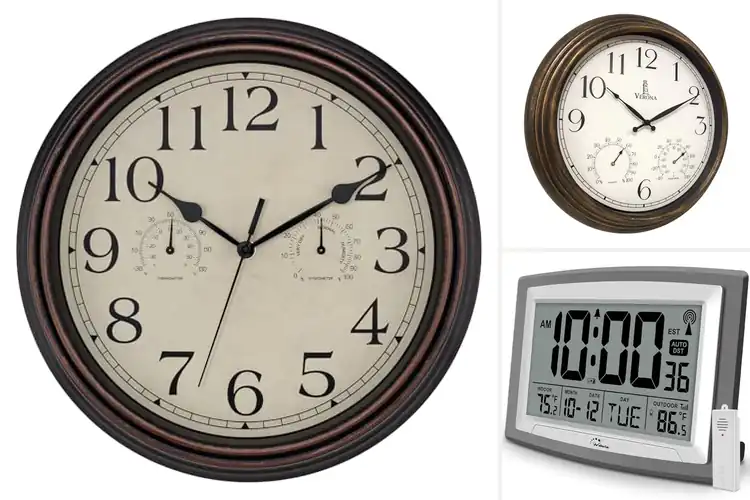 Detailed view of Best Indoor Outdoor Wall Clocks