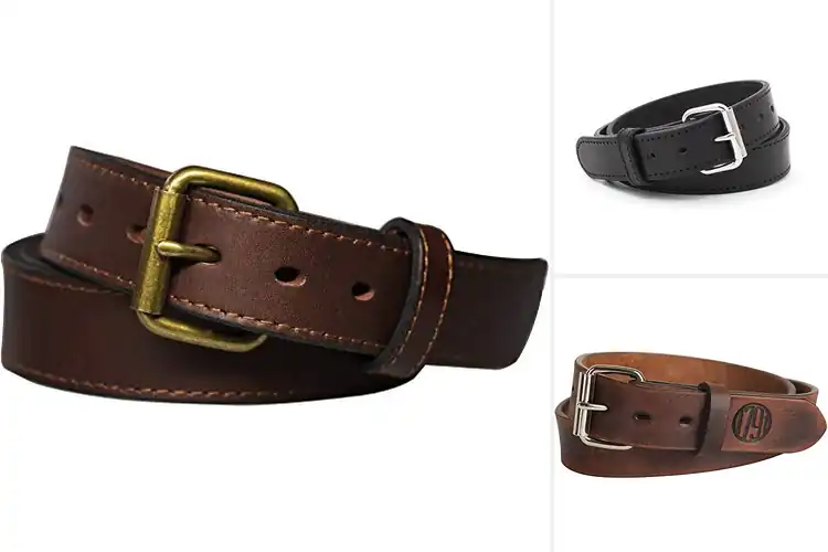 Detailed view of Best Leather Gun Belts