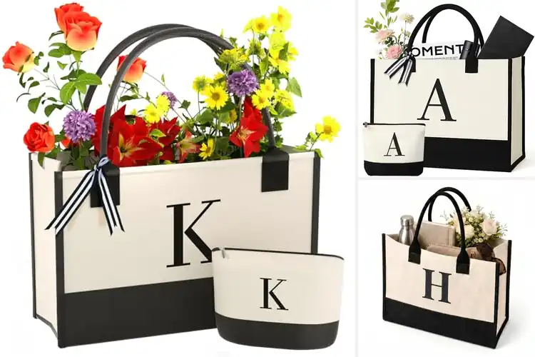 Detailed view of Best Monogram Tote Bags: Stylish Personalized Carry-Alls