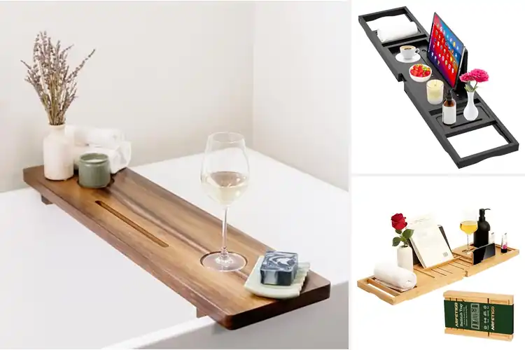 Detailed view of Best Natural Bath Trays