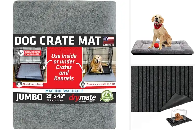 Detailed view of Best Non-Slip Dog Crate Mats