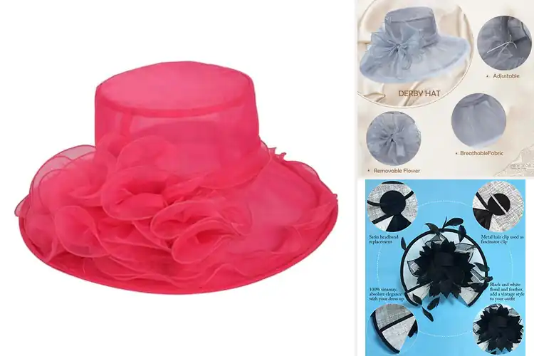 Detailed view of Best Occasion Derby Hat For Women
