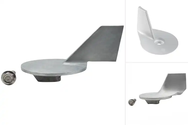 Detailed view of Best Outboard Motor Trim Tab Anodes