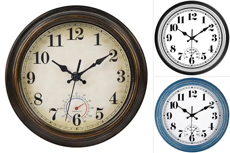 Detailed view of Best Outdoor Clocks
