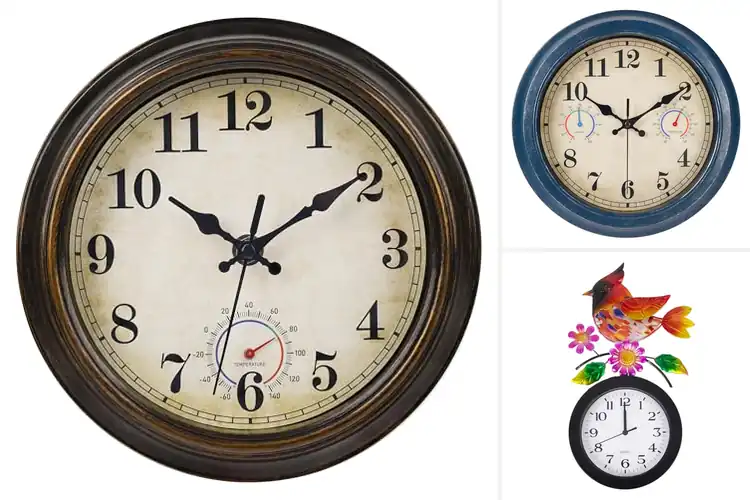 Detailed view of Best Outdoor Wall Clocks