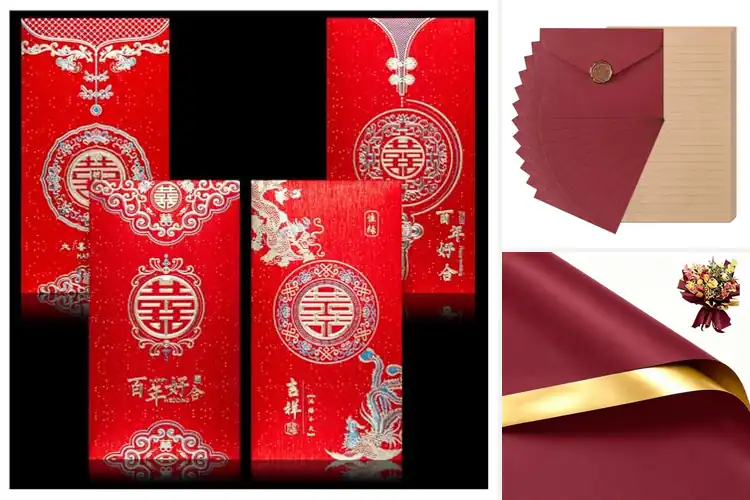 Detailed view of Best Red Wedding Papers