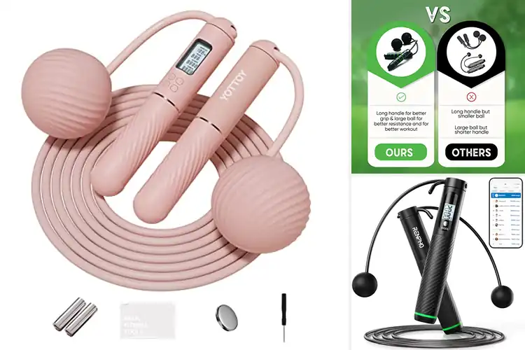 Detailed view of Best Ropeless Jump Ropes to Elevate Your Home Workouts