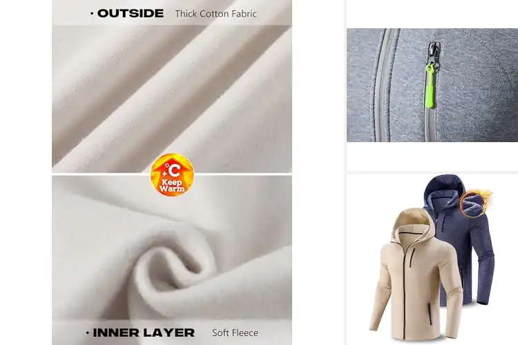 Detailed view of Best Secure Zipper Pockets Hoodies