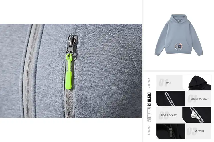 Detailed view of Best Side Pocket Hoodies: Top 10 Picks for Comfort & Style