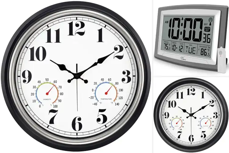 Detailed view of Best Silas Indoor Outdoor Clock Displays