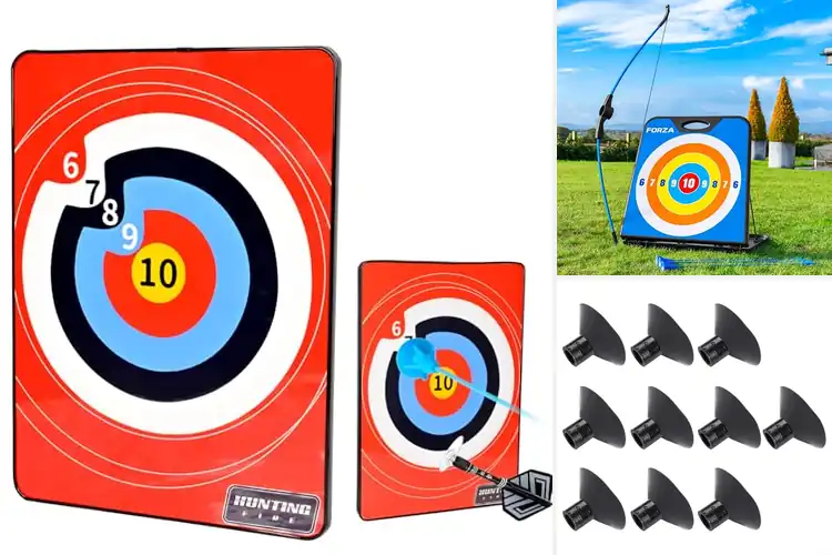 Detailed view of Best Suction Targets for Bows: Safe & Portable Archery Fun