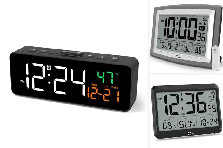 Detailed view of Best Temperature Display Clocks