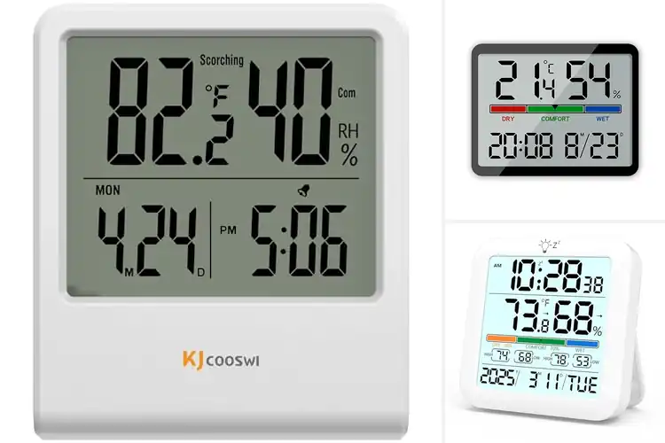 Detailed view of Best Temperature Humidity Clock Function