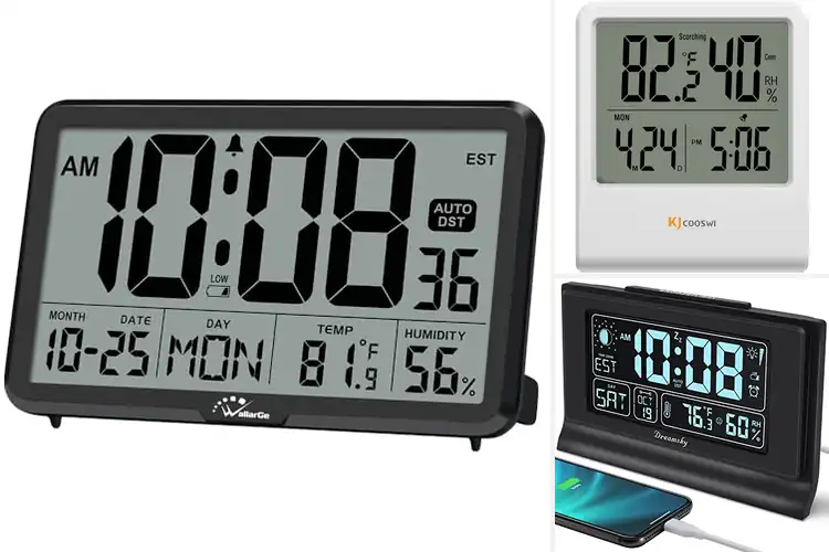 Detailed view of Best Temperature Humidity Clock
