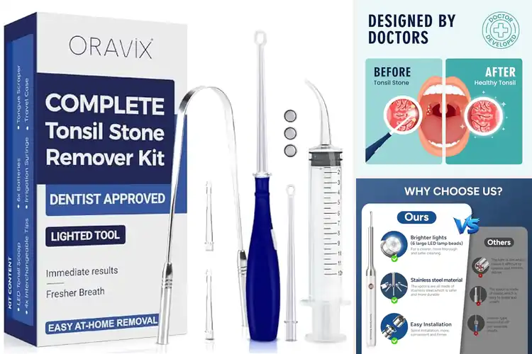 Detailed view of Best Tonsil Stone Removal Kits