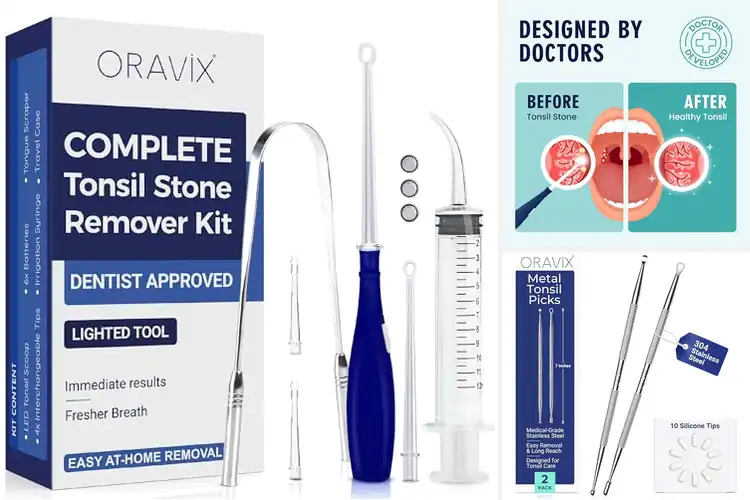 Detailed view of Best Tonsil Stone Removers : Fresh Breath, Easy Removal