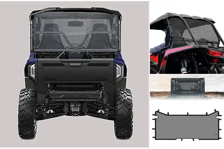 Detailed view of Best UTV Cab Protection Screens