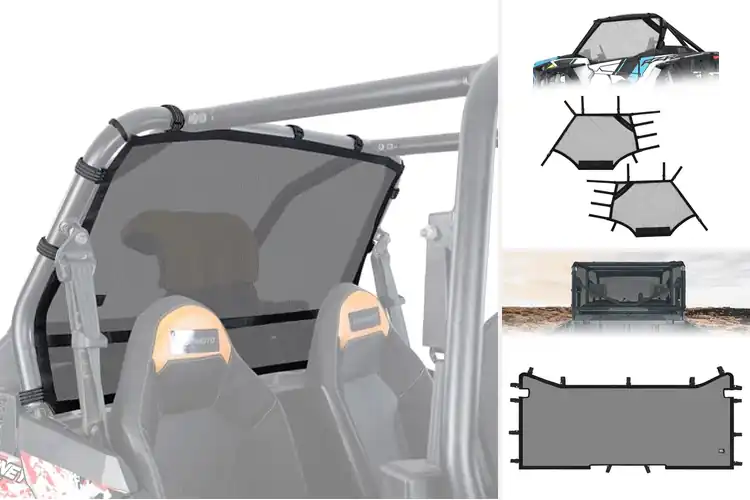 Detailed view of Best UTV Dust Protection Nets