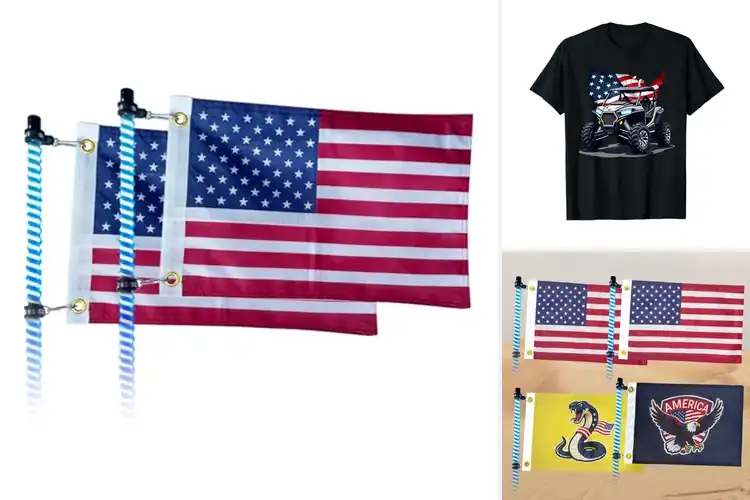 Detailed view of Best UTV Flag Print Accessories