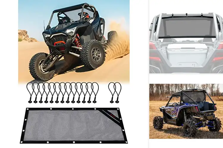 Detailed view of Best UTV Mesh Rear Windows