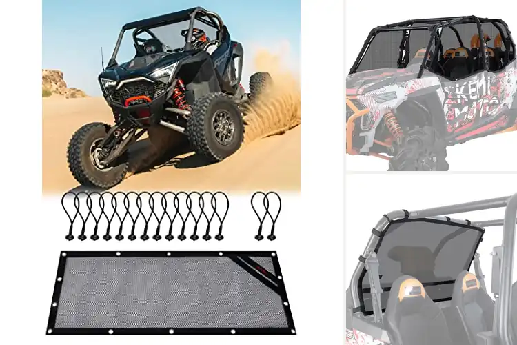 Detailed view of Best UTV Mesh Windows