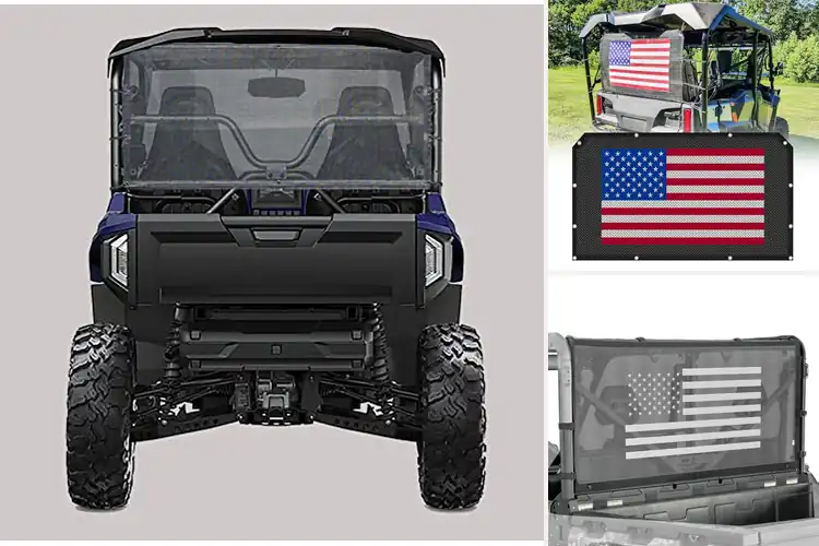 Detailed view of Best UTV Rear Mesh Screens