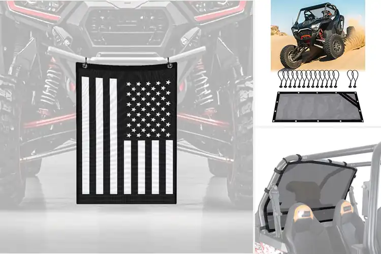 Detailed view of Best UTV Rear Meshes