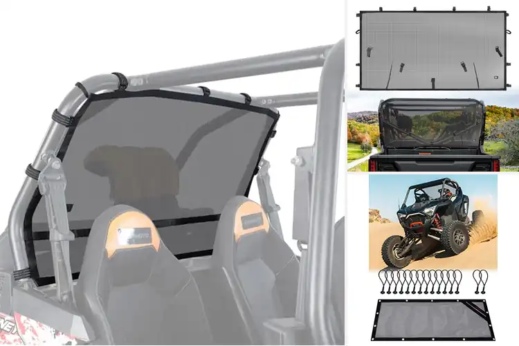 Detailed view of Best UTV Rear Nets: Stay Cool & Protected