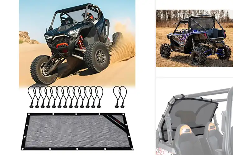 Detailed view of Best UTV Rear Window Meshes