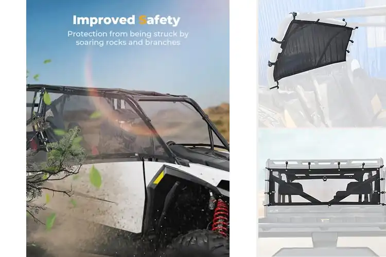 Detailed view of Best UTV Sun Mesh Screens