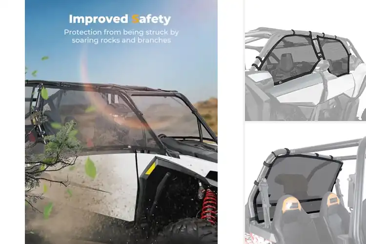 Detailed view of Best UTV Window Nets for Safer, Cooler Rides