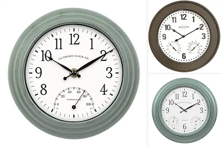 Detailed view of Best UV Protected Dial Weather Resistant Clock